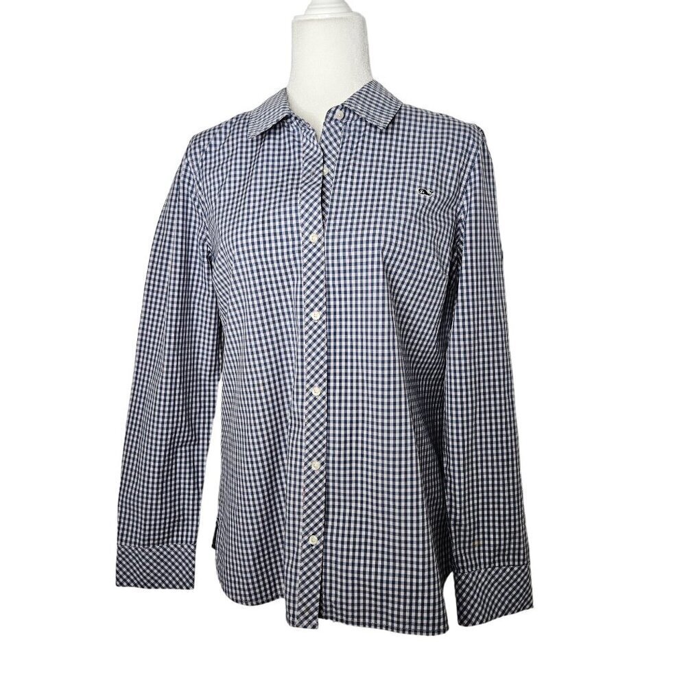 Vineyard Vines Alicetown Gingham Chilmark Classic Button Down Shirt Size 10‎